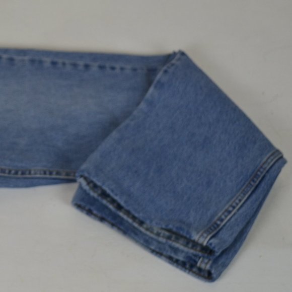 Levi's 505 high rise regular fit denim jeans pants 34x32 straight leg - Picture 4 of 7